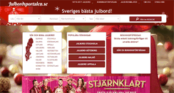 Desktop Screenshot of julbordsportalen.se
